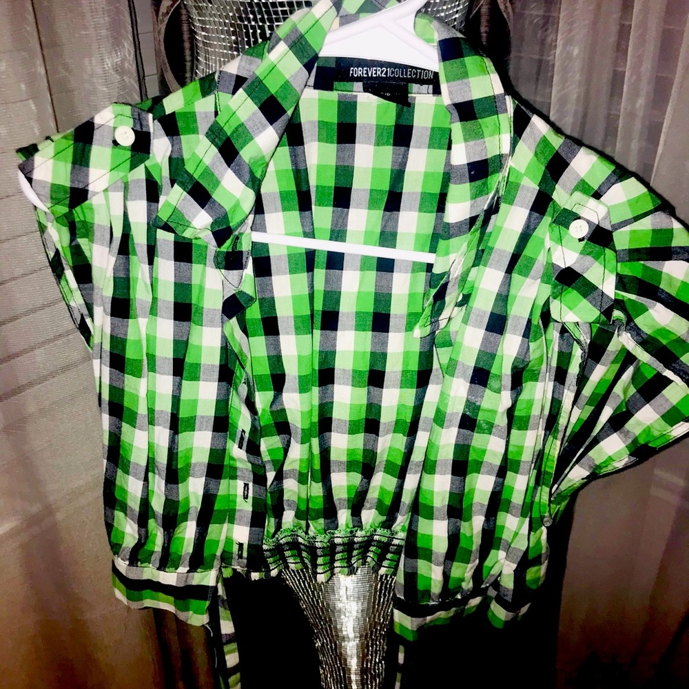 Cute Plaid Crop top
